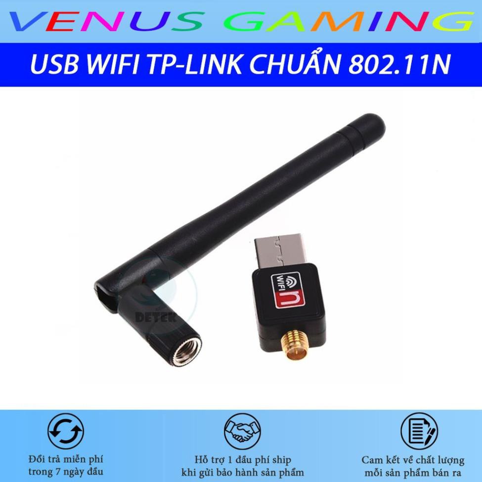 USB WIFI TP-LINK CHUẨN 802.11N - Thiết bị kết nối wifi không dây cho máy tính, laptop - Bảo hành 12 tháng - Lỗi 1 đổi 1