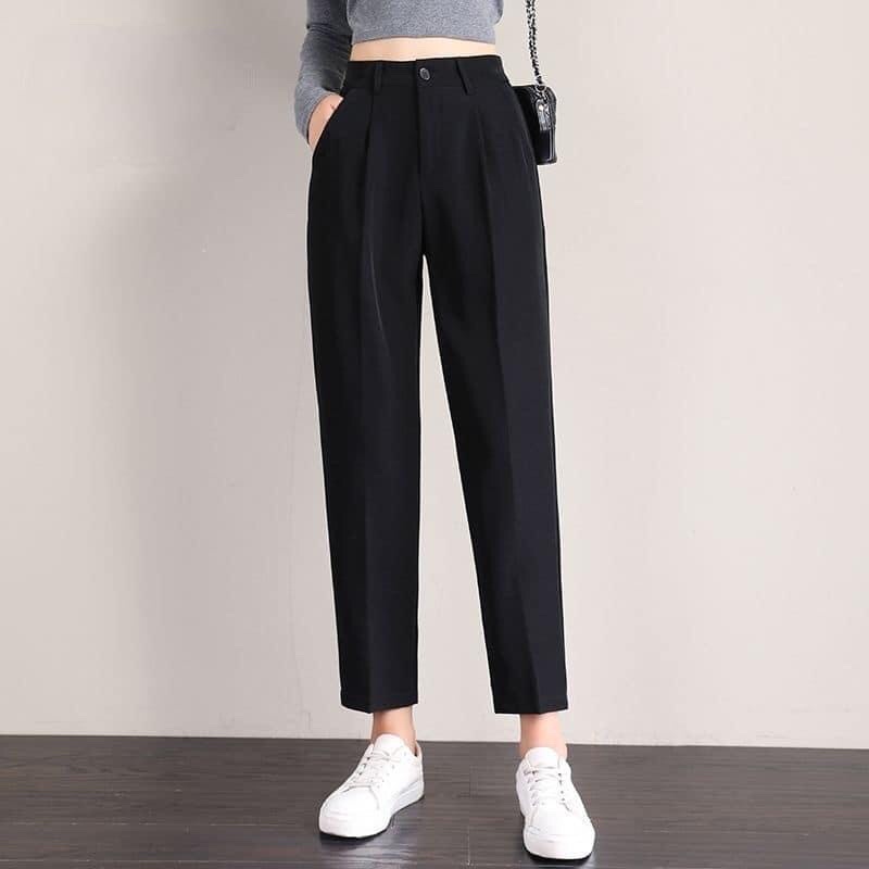 Quần tây nữ _ quần baggy công sở hàng cạp cao_m689