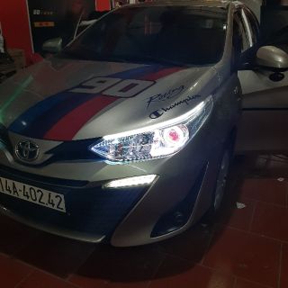 LED MÍ SILICON CHẠY ĐUỔI AUDI CHO XE VIOS