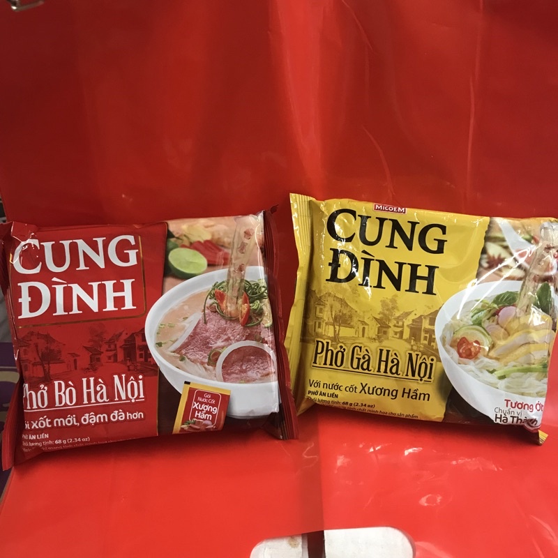 5 gói phở Cung Đình có 2 loại