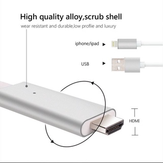 Cáp HDMI cho iPhone iPad Ipod Cổng Light-ning kết nối Tivi dành cho IOS 9 trở lên