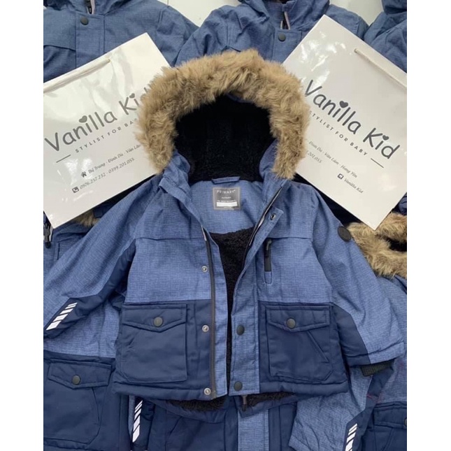 Áo Parka Prim@k dư xịn bé trai