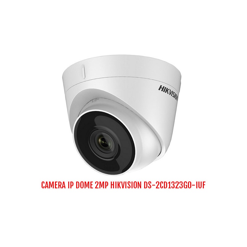 Camera IP Dome hồng ngoại 2.0 Megapixel HIKVISION DS-2CD1323G0-IUF Tích hợp mic thu, hình ảnh sắc nét, góc quay rộng