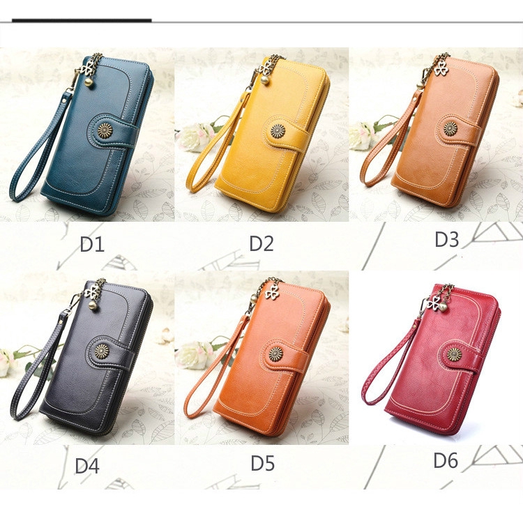 Luxury Fashion Women Wallet Thanh Long Leather