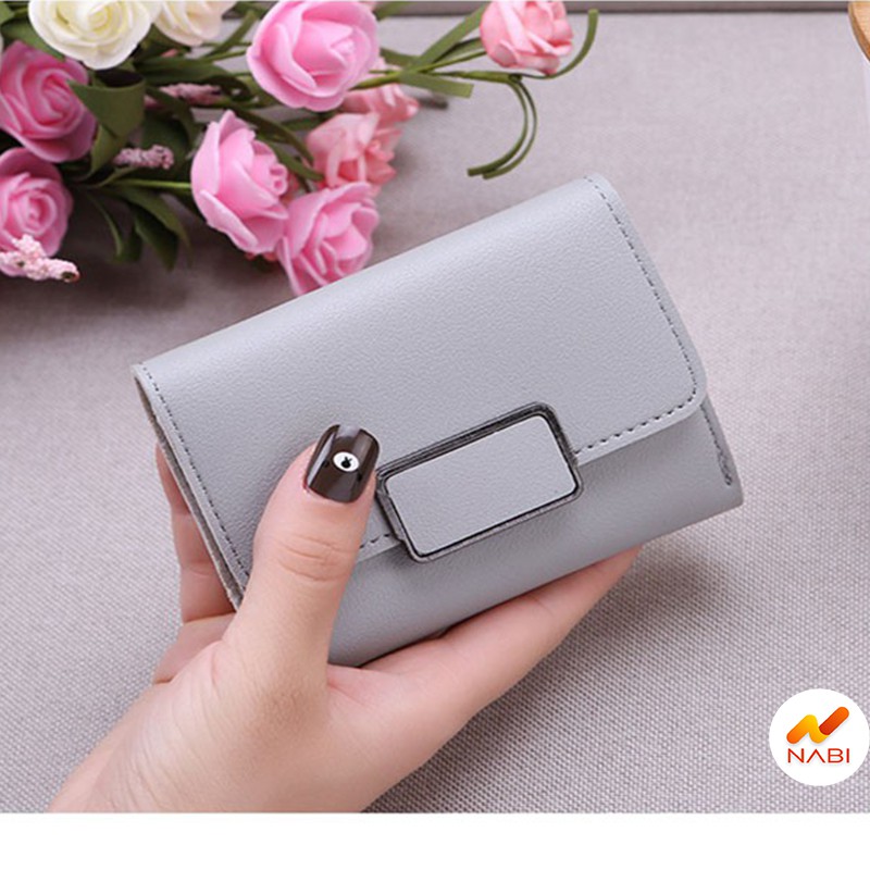 Ví Nữ 🍎FREESHIP🍎 Bóp Ví Nữ Hàn Quốc Đựng Tiền Mini Gấp 3 Bỏ Túi Giá rẻ, Nhiều Ngăn Siêu Tiện Dụng VT01 | BigBuy360 - bigbuy360.vn