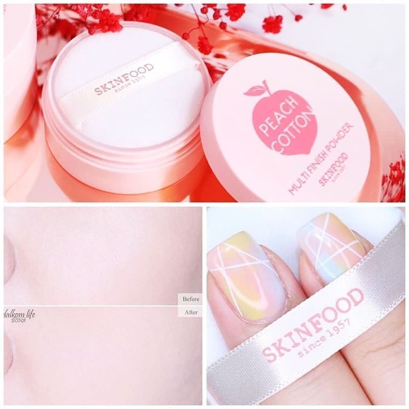 PHẤN PHỦ PEACH COTTON MULTI FINISH POWDER