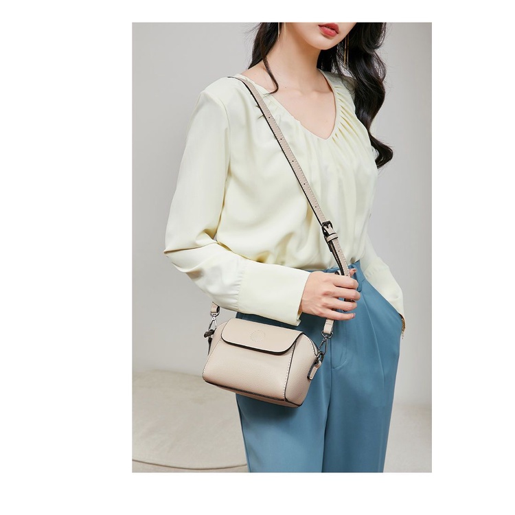 Túi Đeo Chéo Da Bò Thật Cỡ Nhỏ Thời Trang Nữ Sành Điệu