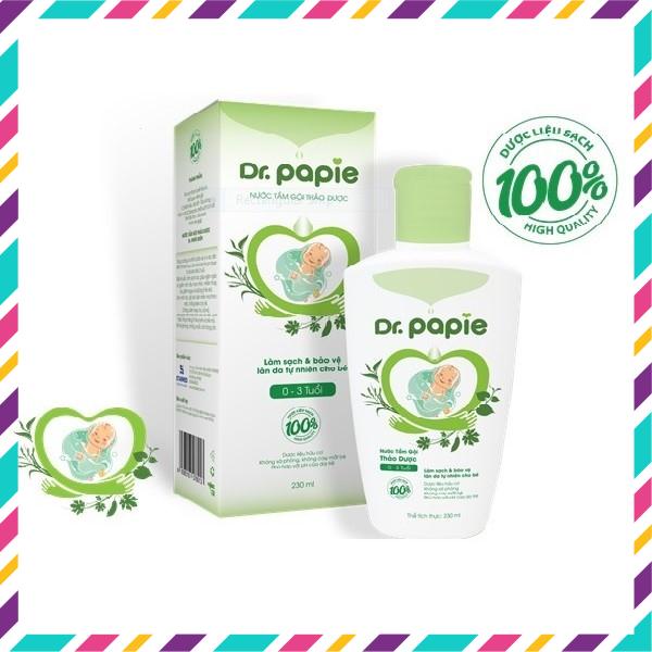 [Chính Hãng]  Sữa tắm thảo dược Dr Papie cho bé 230ml