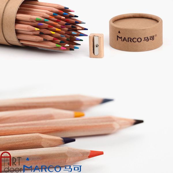 [ARTDOOR] Bộ bút chì màu Khô 24/48 MARCO Eco (ống tròn)