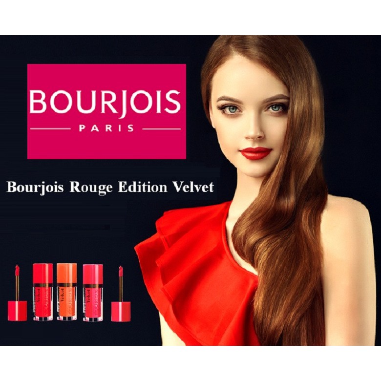 Son KemMàu: 24 Nâu Đỏ Huyền Bí Bourjois Rouge Edition Velvet Cam kết hàng Chính Hãng.