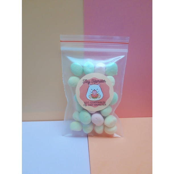 Bánh bột sữa hình bi -Đồ ăn vặt dành cho Hamster