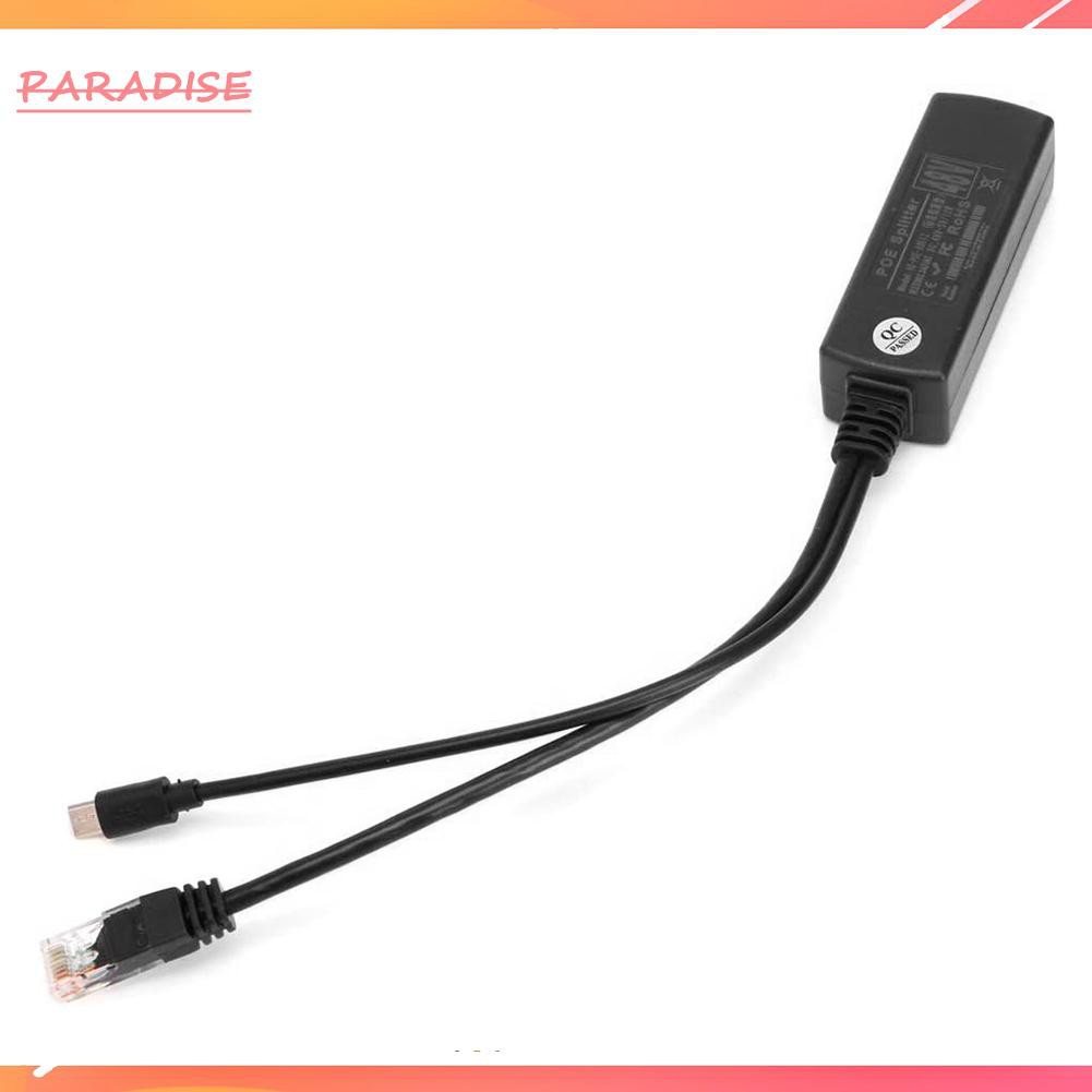 Bộ Chia Cổng Mạng Ethernet Từ 48v Sang 5v Micro Usb 2.5kv Rj45 | BigBuy360 - bigbuy360.vn