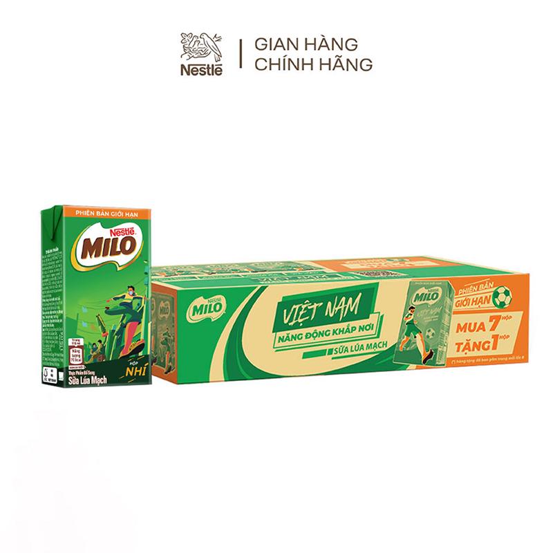 [Phiên bản giới hạn] Sữa lúa mạch Nestlé® MILO® thùng 48 hộp x 115ml