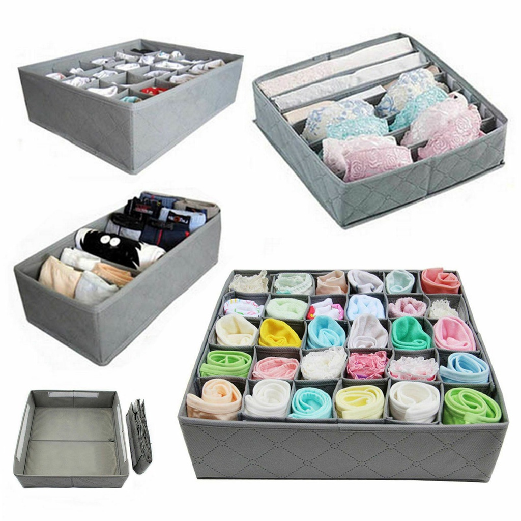 Set 3 Hộp Đựng Vớ, Đồ Lót Tiện Lợi