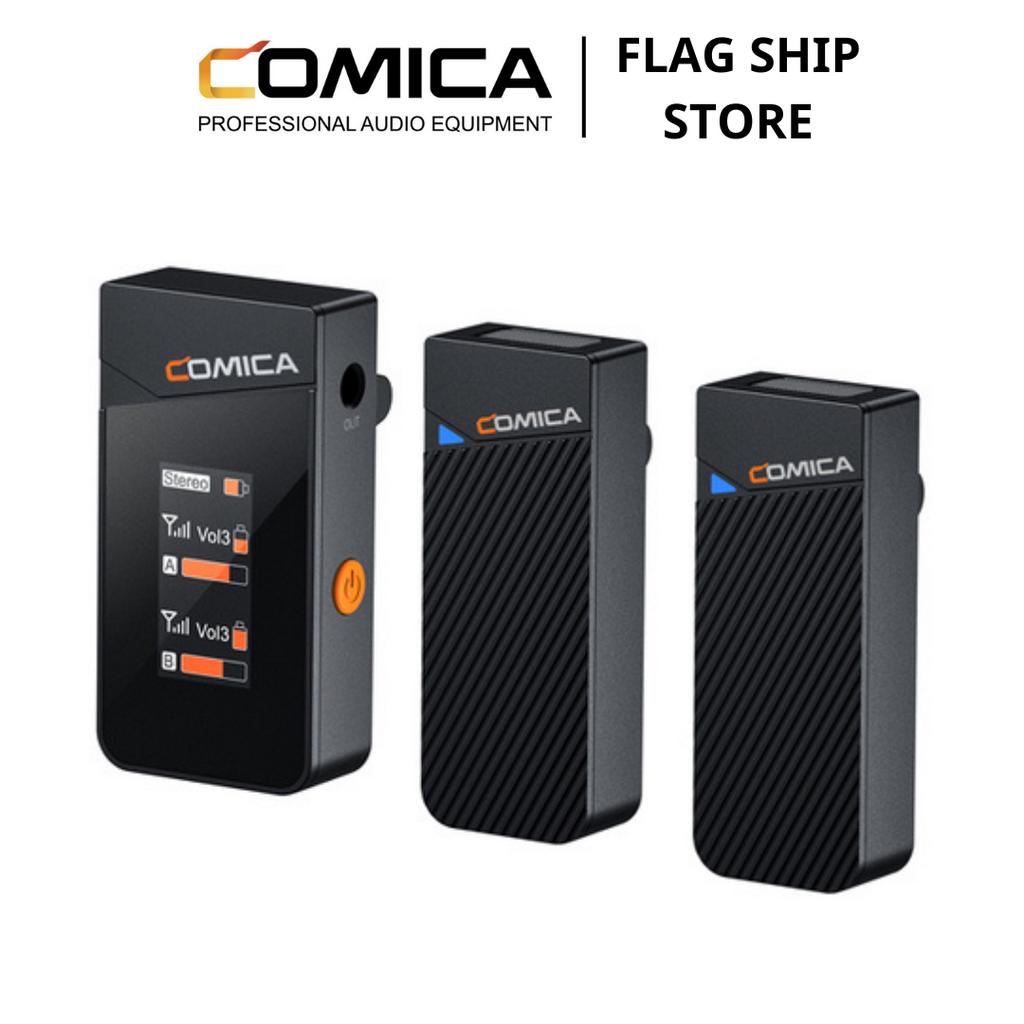 COMICA VIMO C1/C2/C3 - Mic Thu Âm Không Dây Cổng 3.5mm Cho Điện Thoại & Máy Ảnh - Hàng Chính Hãng/ Bảo Hành 12 Tháng