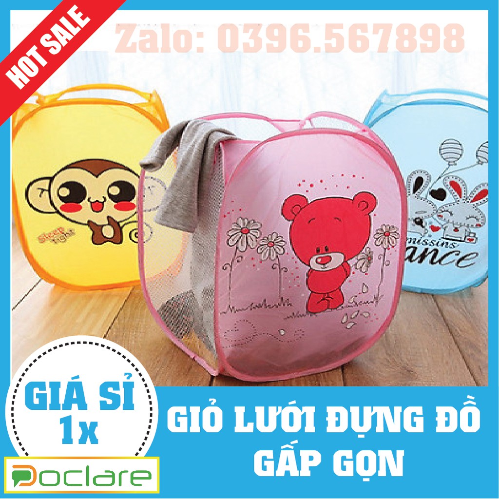 GIỎ LƯỚI ĐỰNG ĐỒ GẤP GỌN