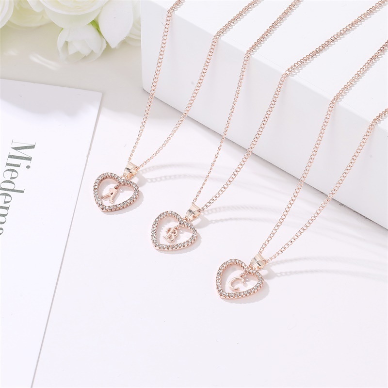 Vòng cổ Mặt 26 Chữ Cái Phong Cách Vintage Cho Nữ