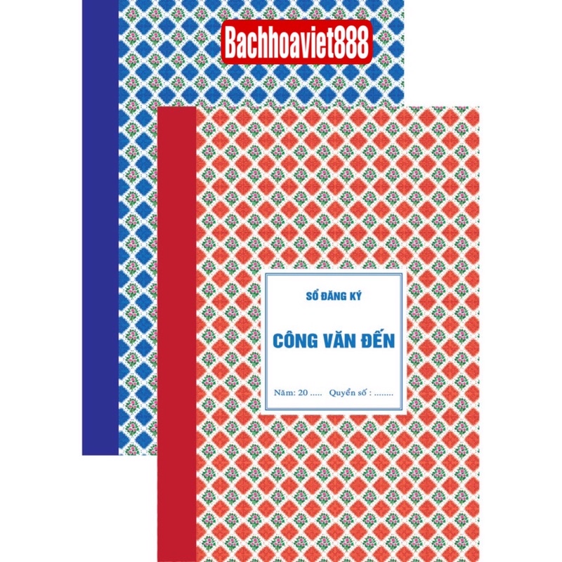 Sổ công văn đến và đi Minh Châu 160tr-240tr khổ 30x21 cm bìa cứng dùng cho các công sở