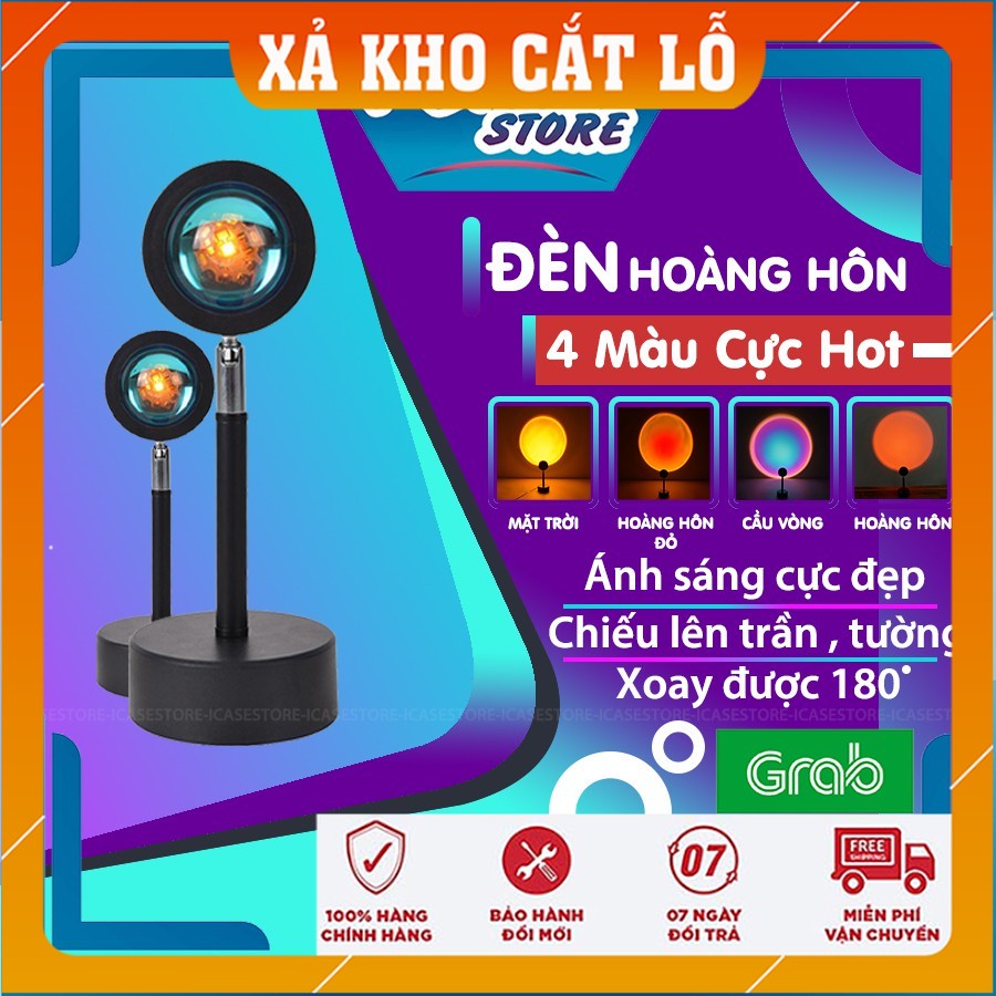 Đèn Led Trợ Sáng Livesteam 4 Màu Tiktok Hoàng Hôn, Cầu Vồng, Mặt Trời