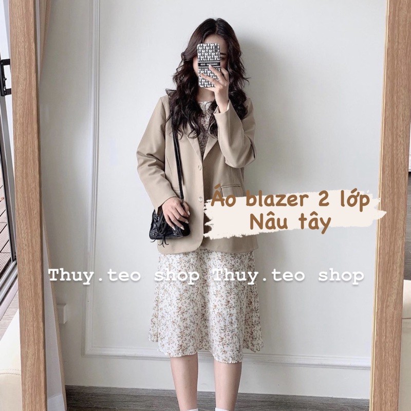 [VIDEO] ÁO VEST BLAZER BE TÂY TÚI HỘP 2 LỚP XINH XẮN