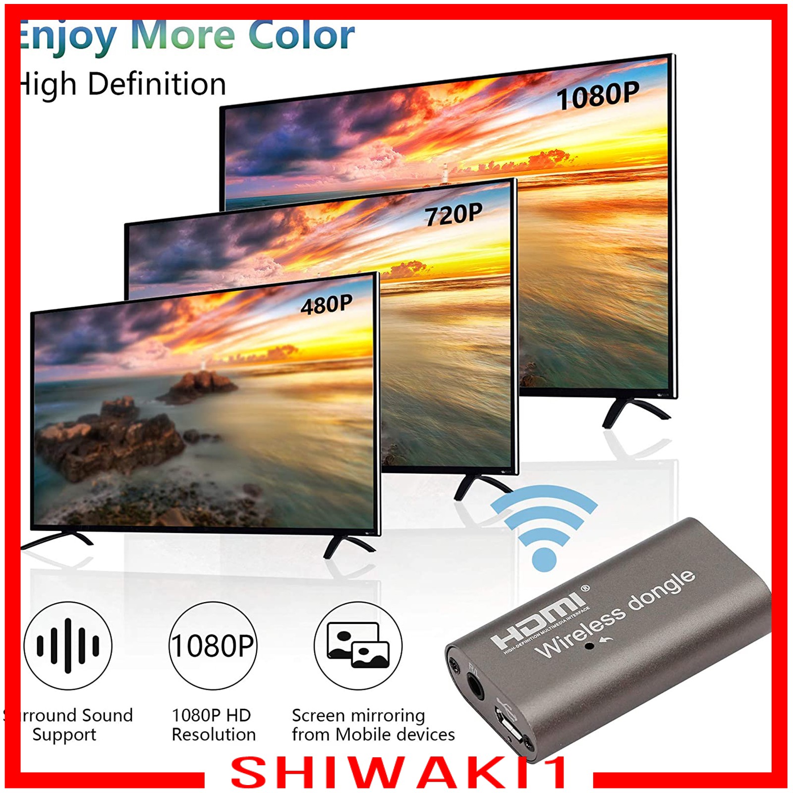 Thiết Bị Chia Sẻ Hình Ảnh Không Dây 1080p Hdmi Chuyên Dụng