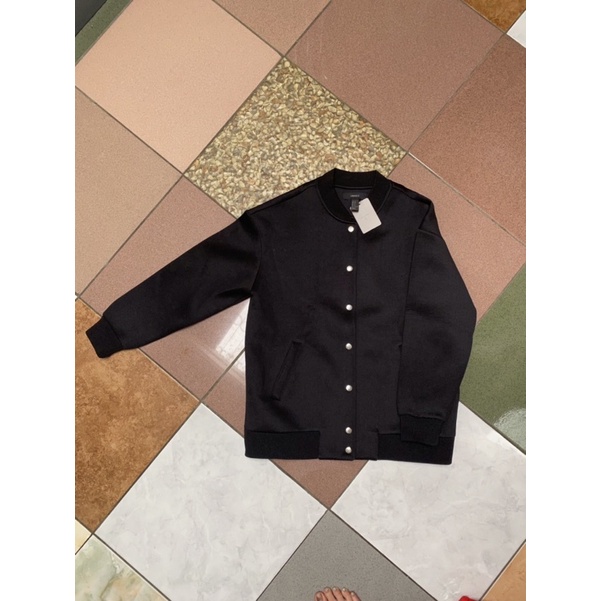 Áo Khoác Màu Đen Forever21 Size S Thời Trang