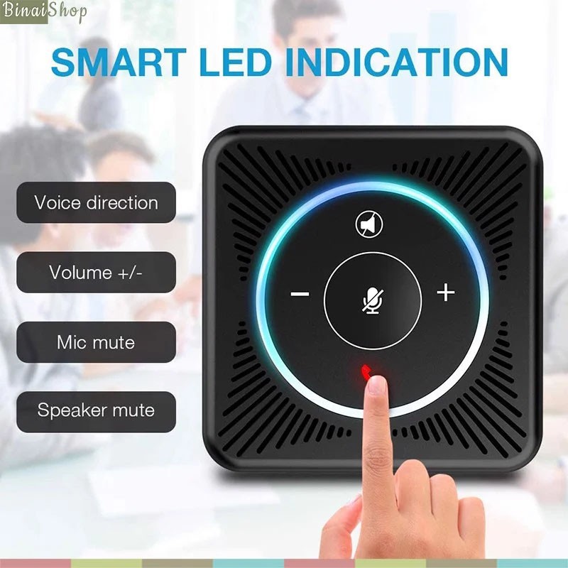 Micro boundary kèm loa họp hội nghị trực tuyến  | Emeet M0
