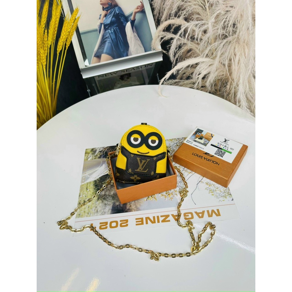 Túi đeo chéo mini, ví mini đựng tiền hình Minion cute ngộ nghĩnh dễ thương SPB45