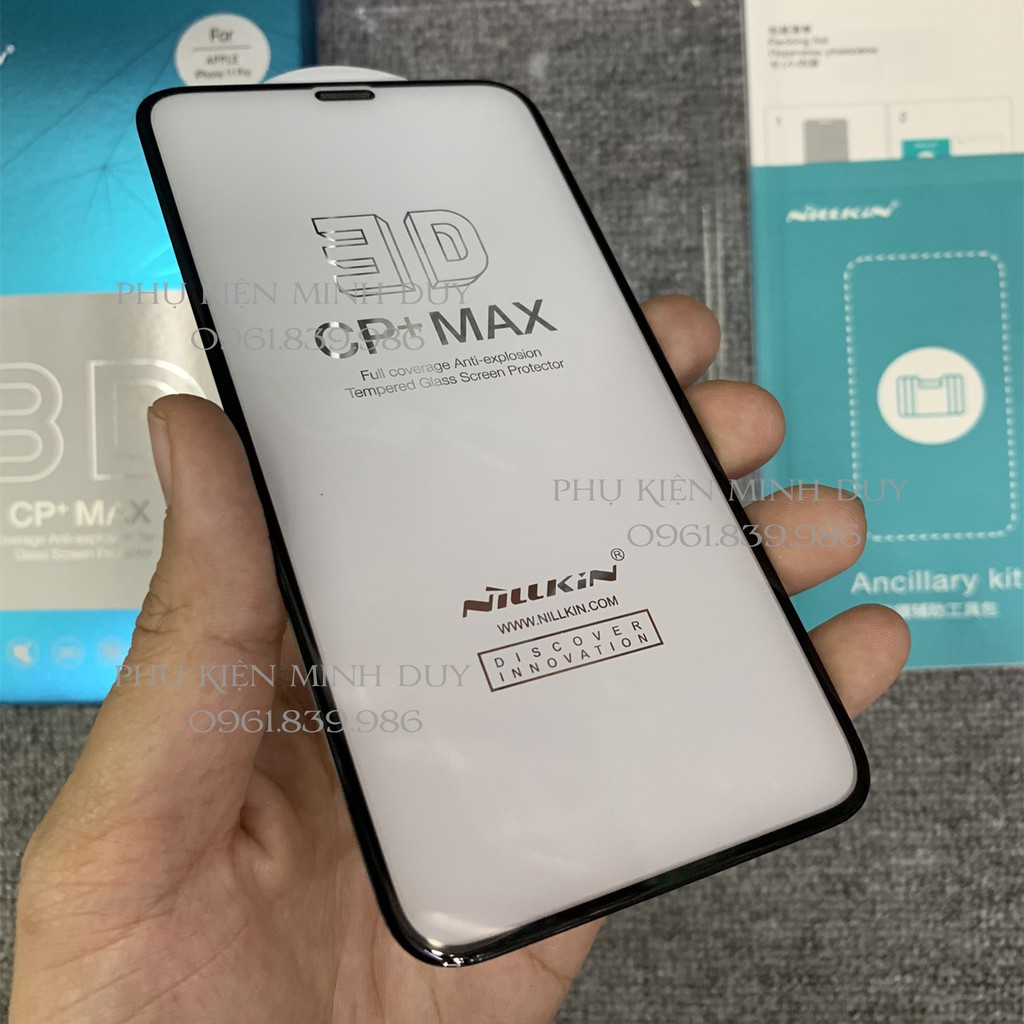 Kính cường lực Nillkin 3D CP+ MAX cho các đời Iphone 11, Xs Max