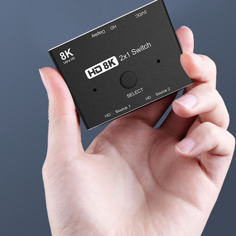 Công Tắc Chuyển Đổi Hai Trong 1 HDMI2.1 8k 2X1 Chất Lượng Cao