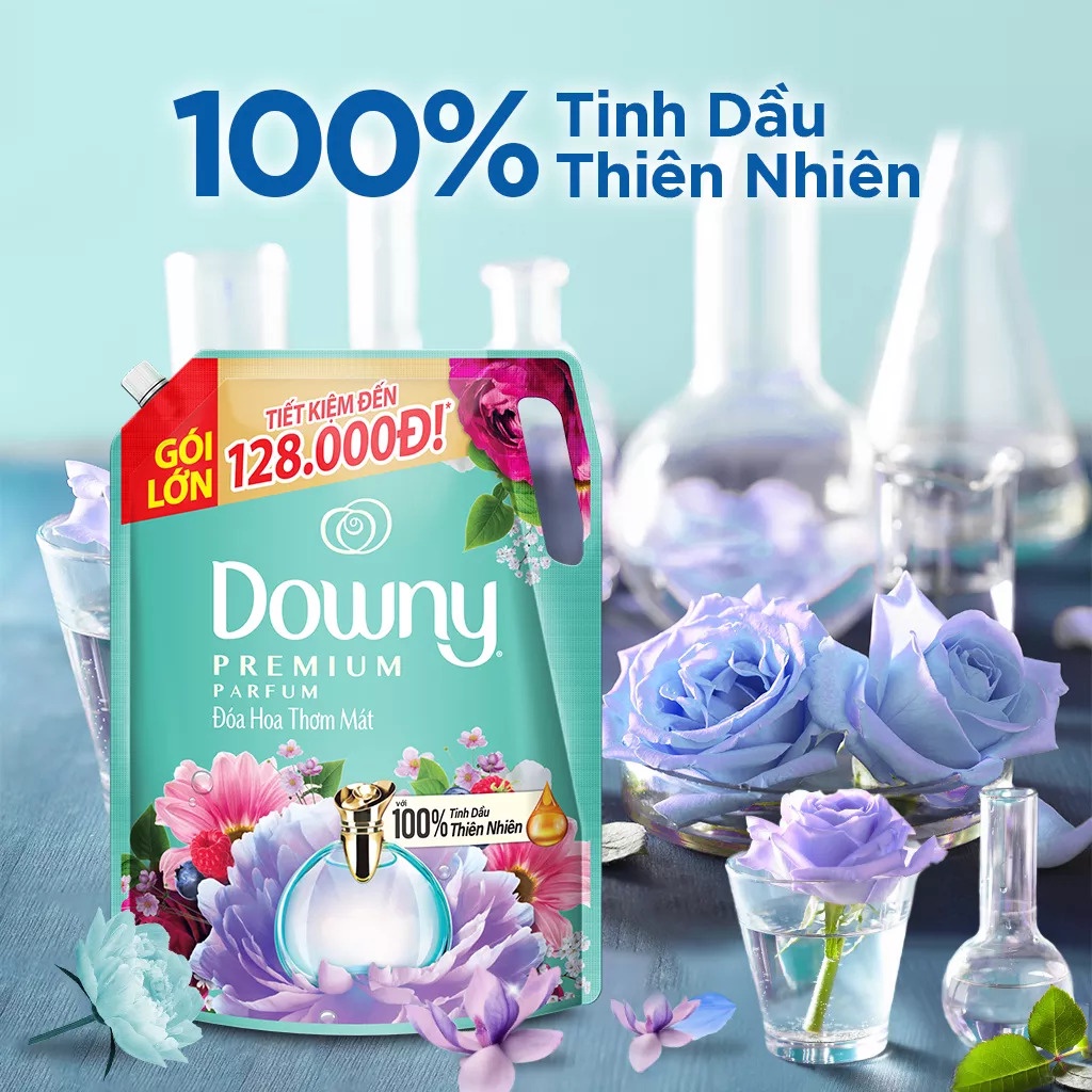 Nước Xã Vải Downy Đóa Hoa Thơm Mát 2.2 Lít / Túi