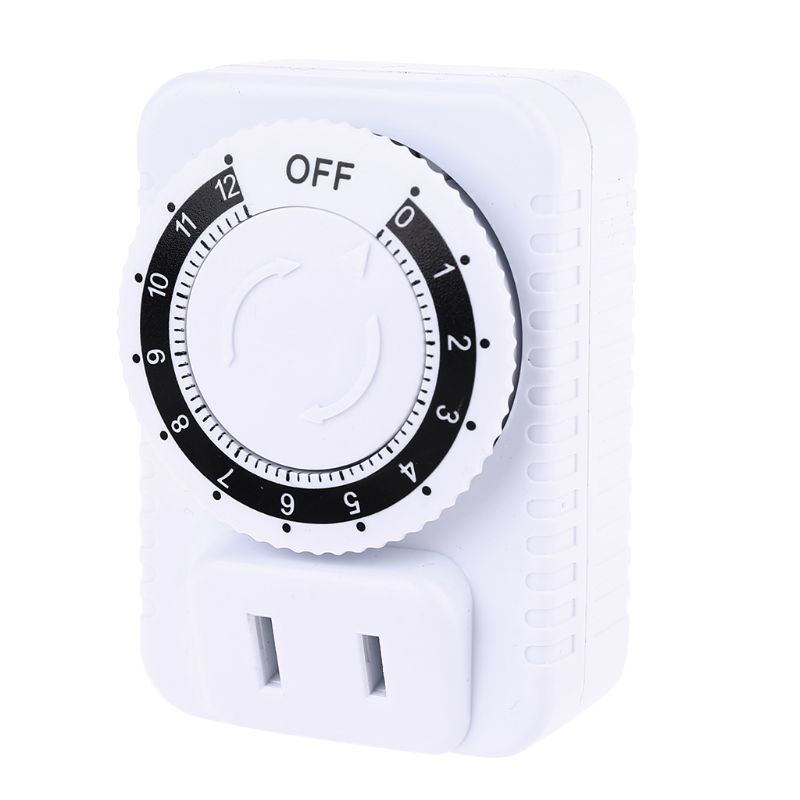 Công Tắc Hẹn Giờ 10A 120 Giờ AC 110V Phích Cắm US Chuyên Dụng Cho Xe Mô Tô