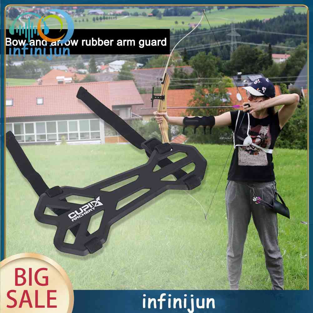 Đai Cao Su Mềm Co Giãn Bảo Vệ Cánh Tay Có Thể Điều Chỉnh Khi Chơi Bắn Cung