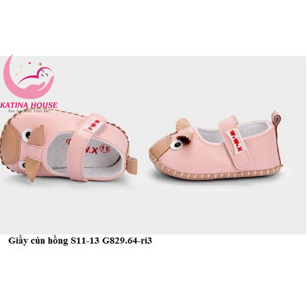 Giày cho bé trai 3 tháng đến 9 tháng, Giày cún siêu cute êm chân Size 11-13