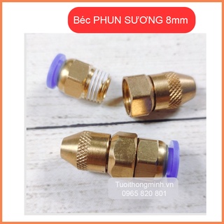 Béc phun sương dập bụi tưới lan kết nối 8mm
