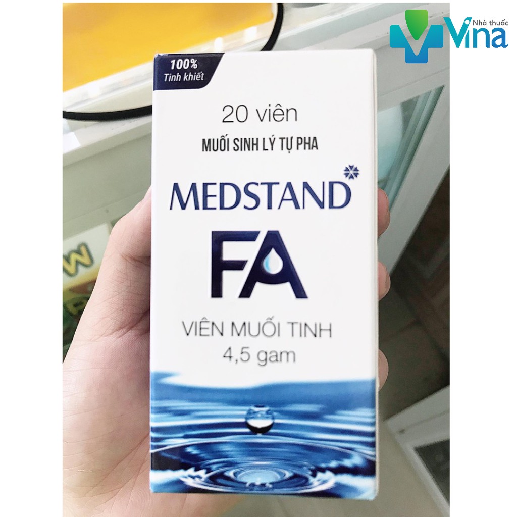 Viên muối sinh lý tự pha MEDSTAND FA 4,6G