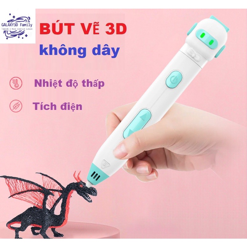 [BÚT VẼ 3D NHIỆT ĐỘ THẤP KHÔNG DÂY 2022] HÌNH MẶT ROBOT _GLF02