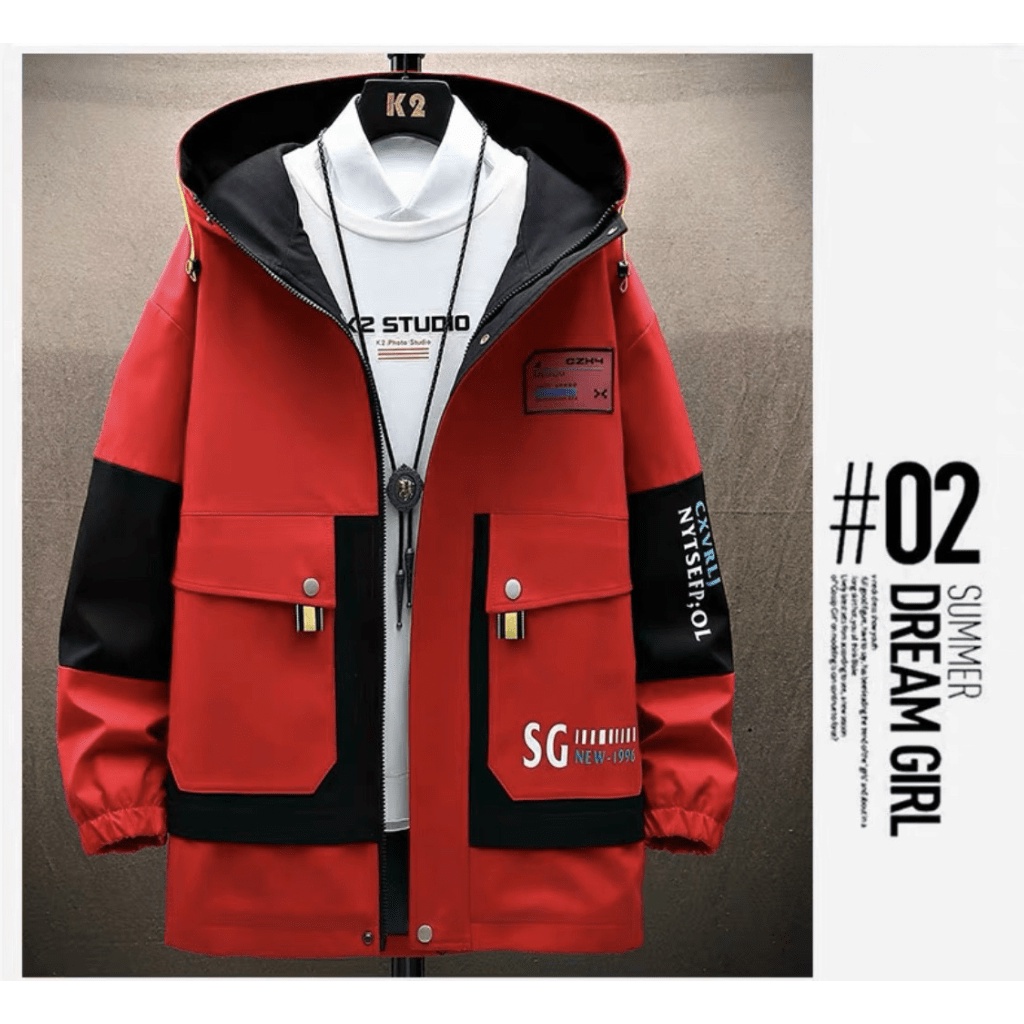 ÁO KHOÁC KAKI NAM TÚI HỘP CÓ MŨ CỰC ĐẸP THỜI TRANG NAM HÀN QUỐC ILOVECARE