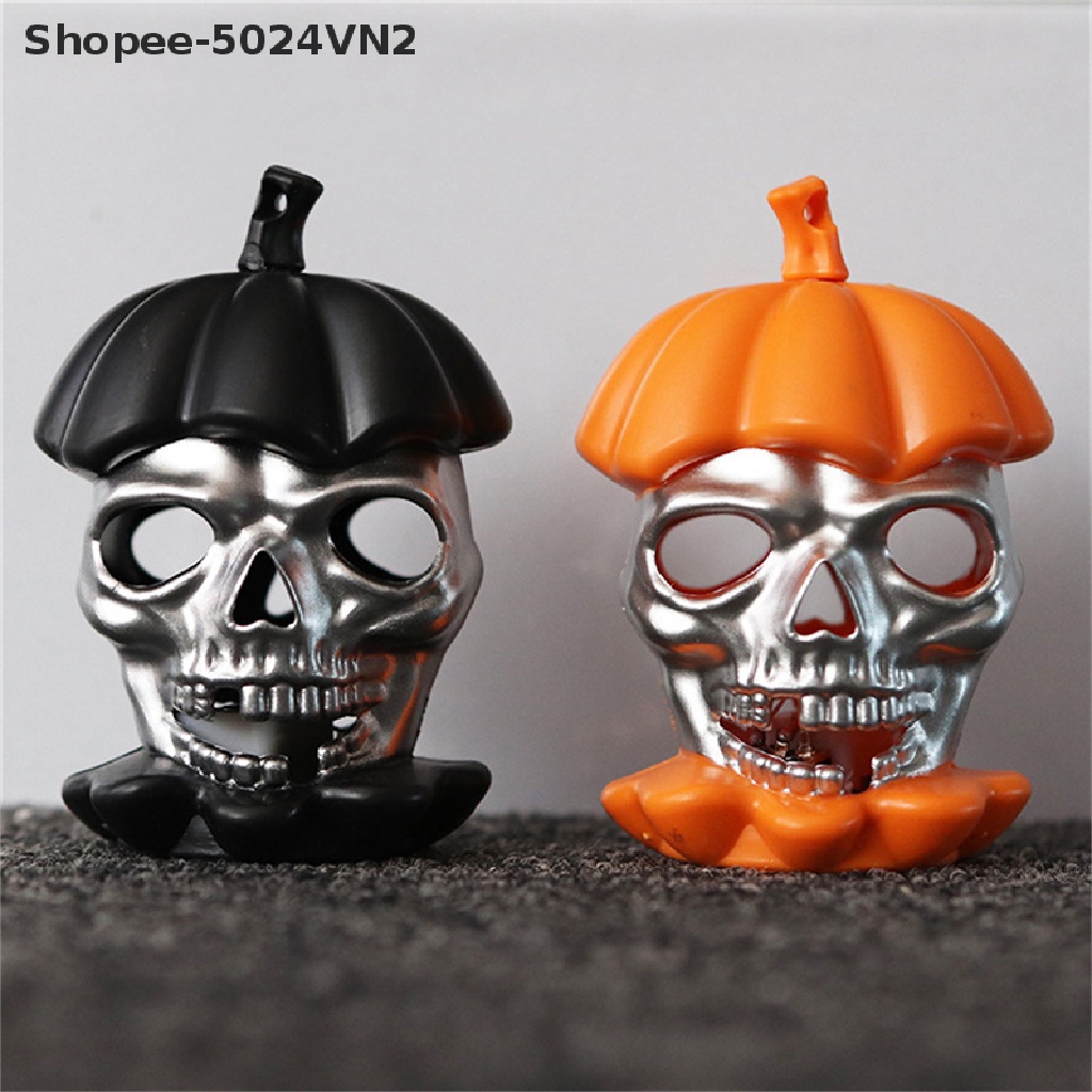 [Mới &amp; Halloween &amp; Halloween] Đèn LED Hình Đầu Lâu / Bí Ngô Đầy Màu Sắc Trang Trí Lễ Hội Halloween