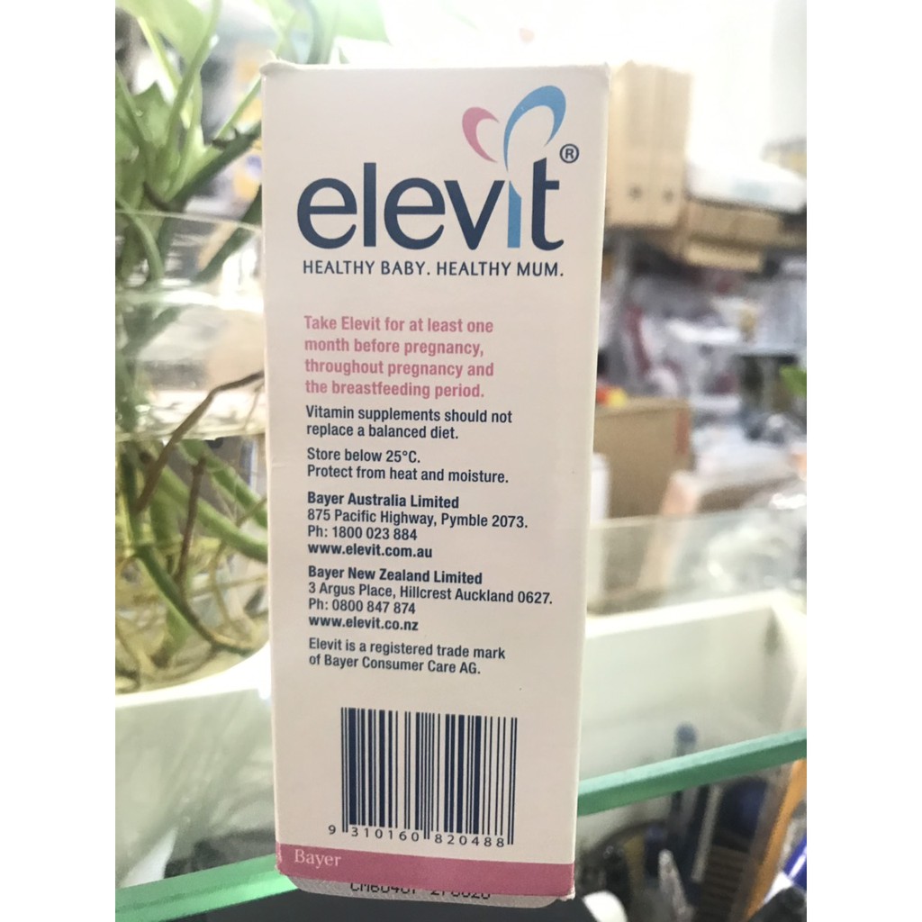 Vitamin tổng hợp cho bà bầu Elevit hộp 100 viên