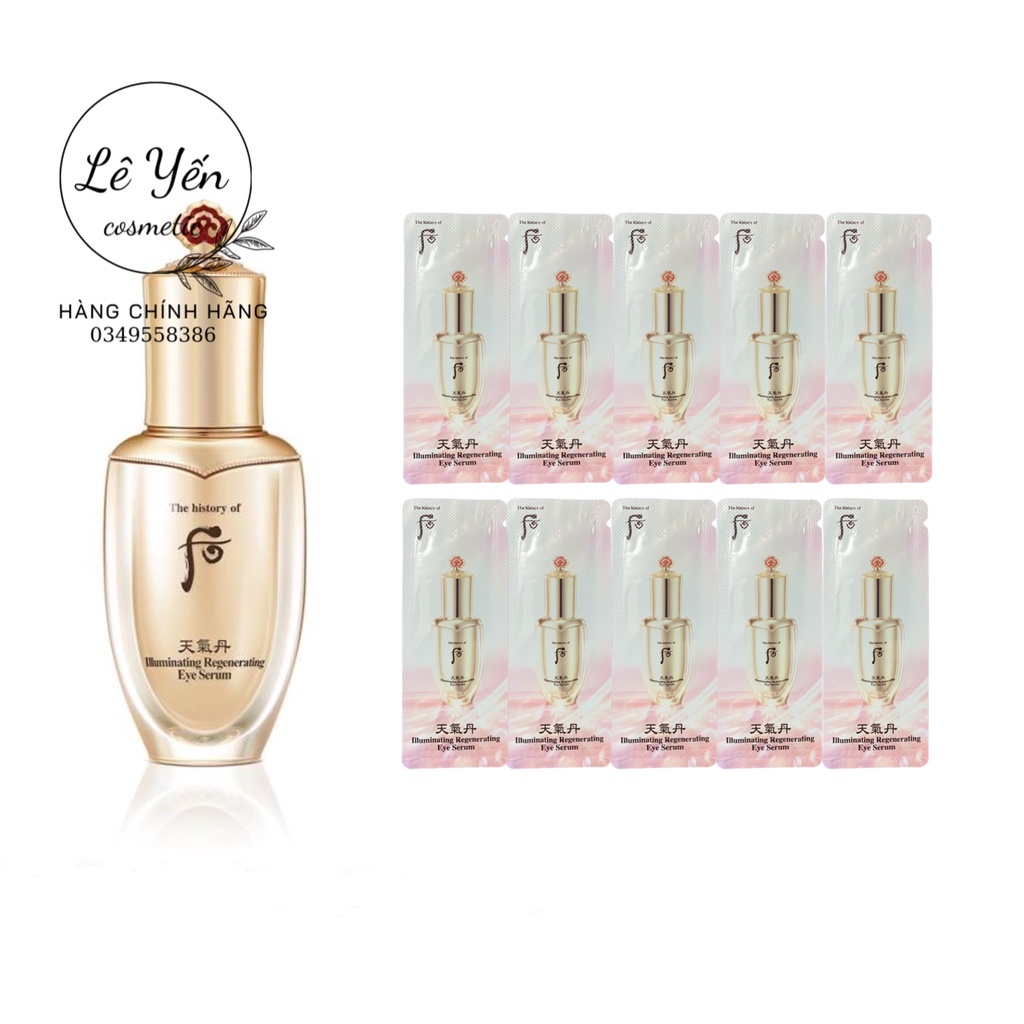 Gói Sample Serum Kem Lão Hóa Mắt Dòng Tái Sinh Whoo Cheongidan Illuminating Regenerating Eye Serum 1