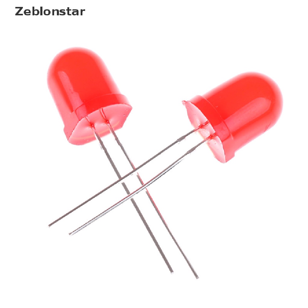 Set 20 Đèn LED Diode 3V 2-Pin 10mm Màu Đỏ