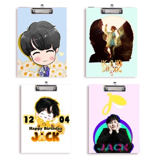 kẹp tài liệu bìa cứng jack KTLG4 j97 dễ thương cute size A4 hoạt hình