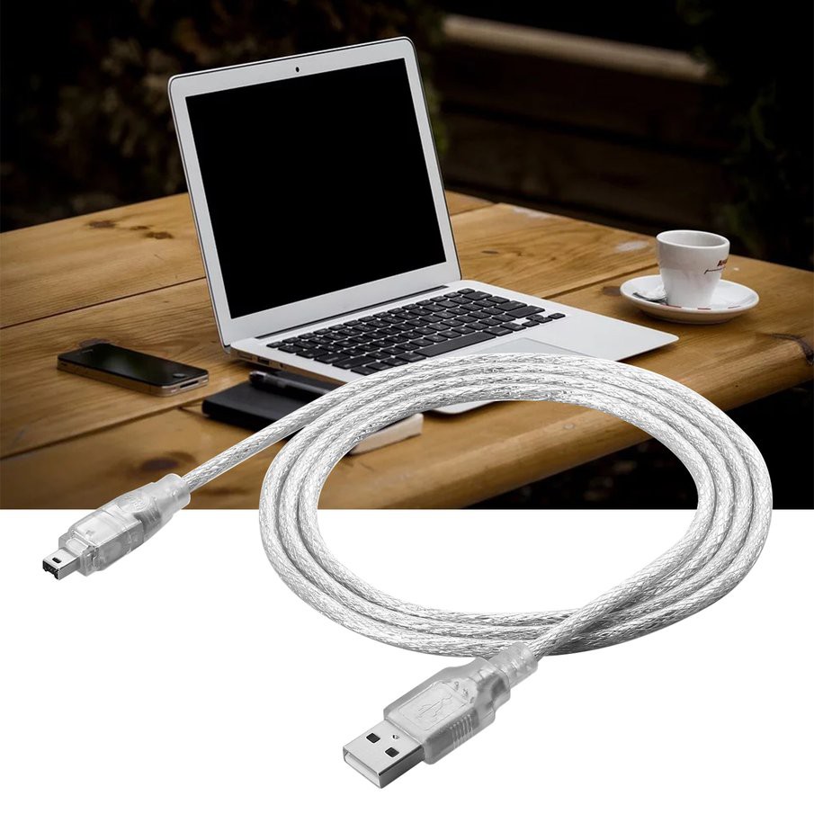 Dây Cáp Chuyển Đổi Usb 2.0 Sang Firewire Ieee 1394 4 Pin Dài 1.2m