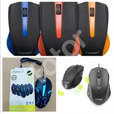 [FREESHIP-150K] CHUỘT MÁY TÍNH FOREV FV-S3, FV-55, FV-Y80 GAMING CÓ DÂY