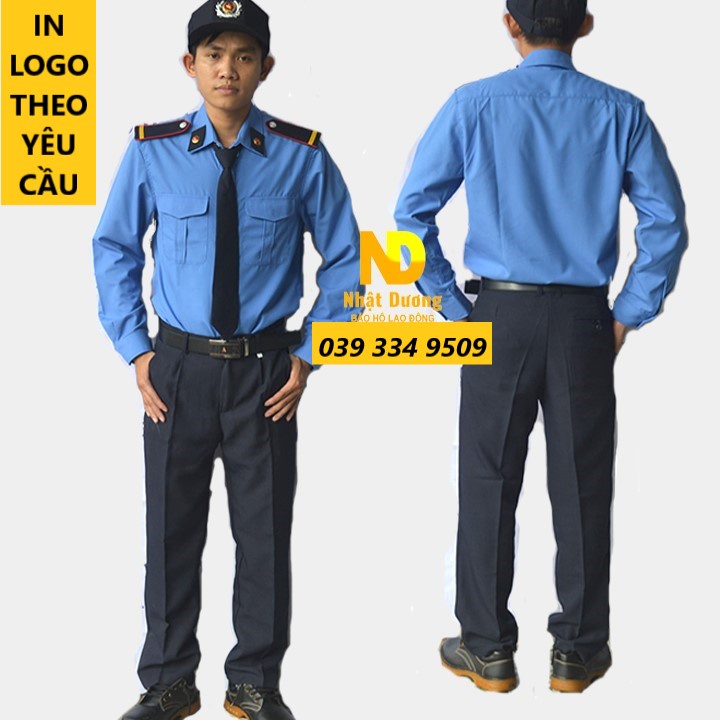 Đồng Phục Bảo Vệ Dài Tay BV01 Áo Kate Quần Cashme