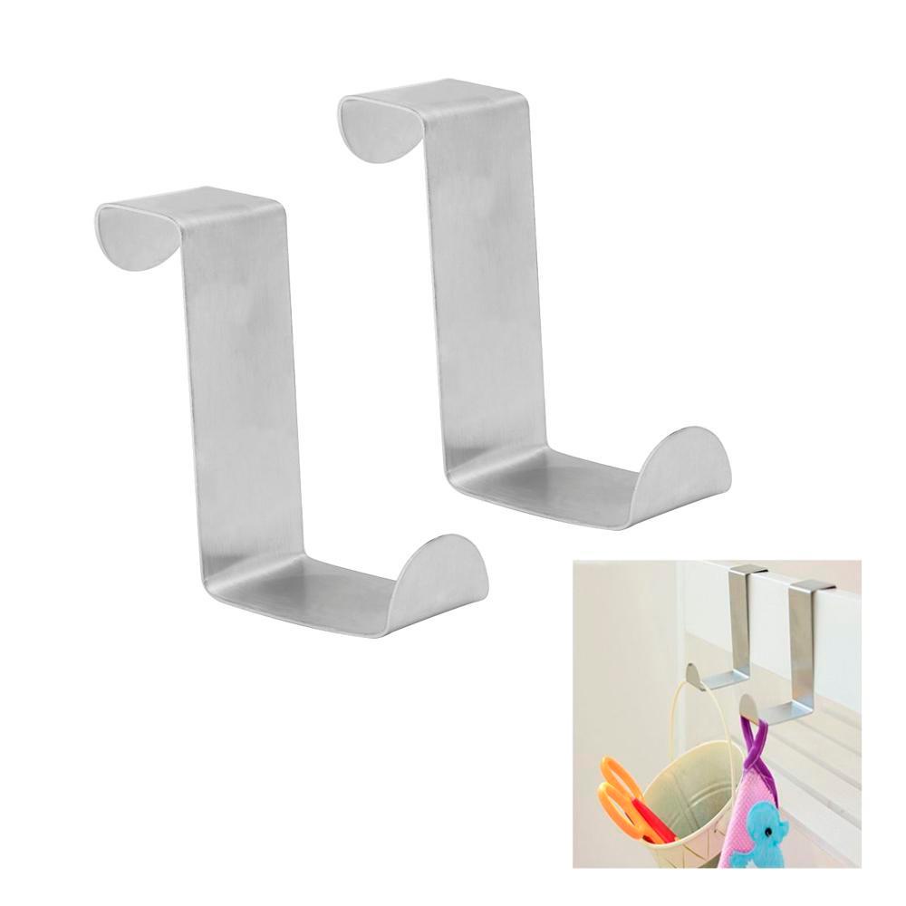 Set 2 Móc Treo Đồ Bằng Thép Không Gỉ Mới