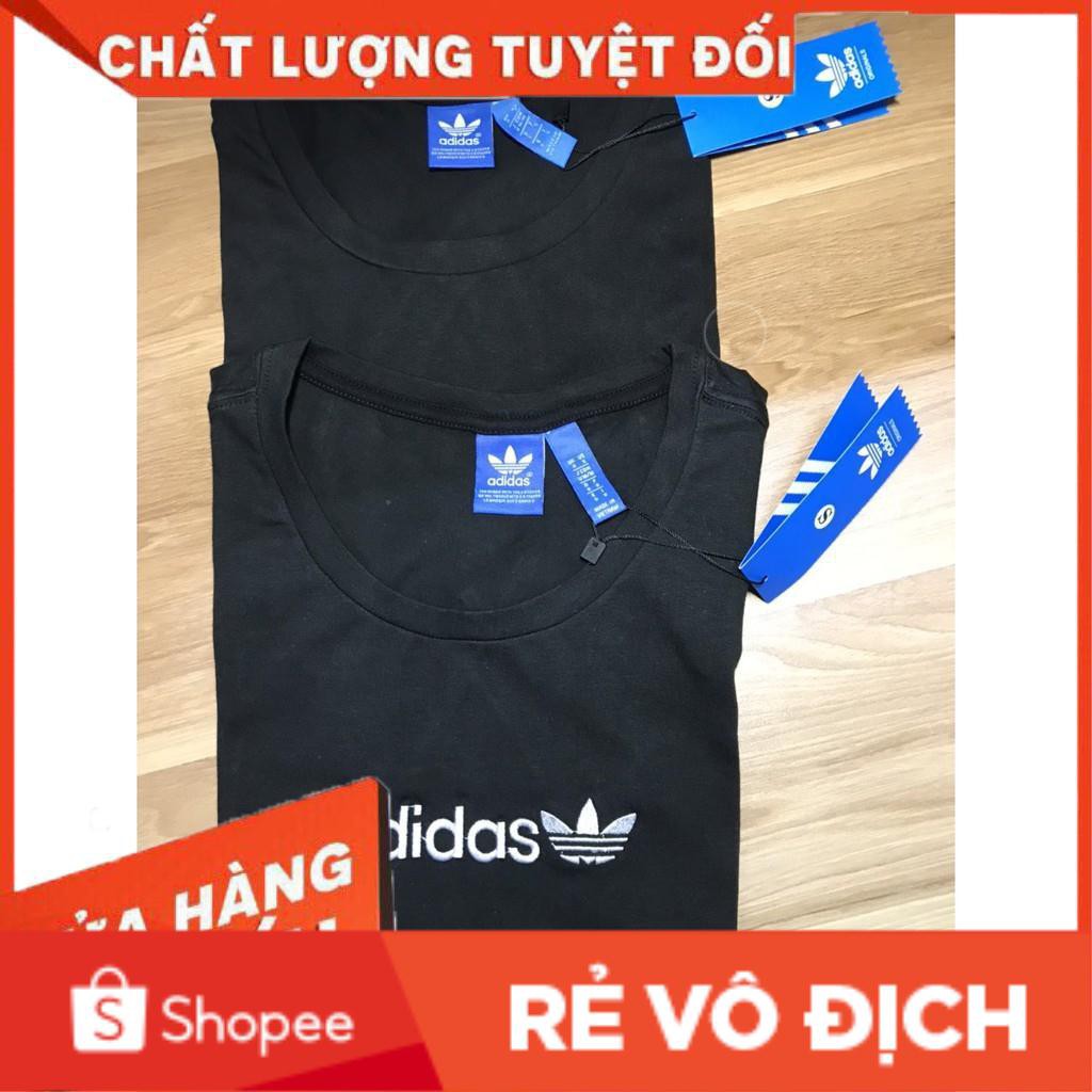 ÁO THUN NGẮN TAY ADIDAS MÀU ĐEN UNISEX (VIDEO, ẢNH THỰC TẾ) | BigBuy360 - bigbuy360.vn