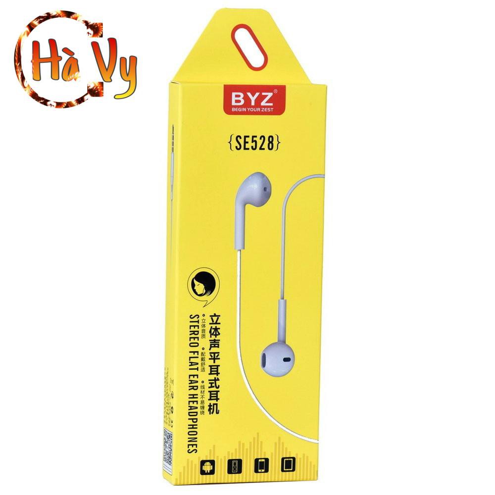 TAI NGHE NHẠC BYZ SE528 âm thanh cực chất, thiết kế đẹp hỗ trợ các đời máy jack 3.5