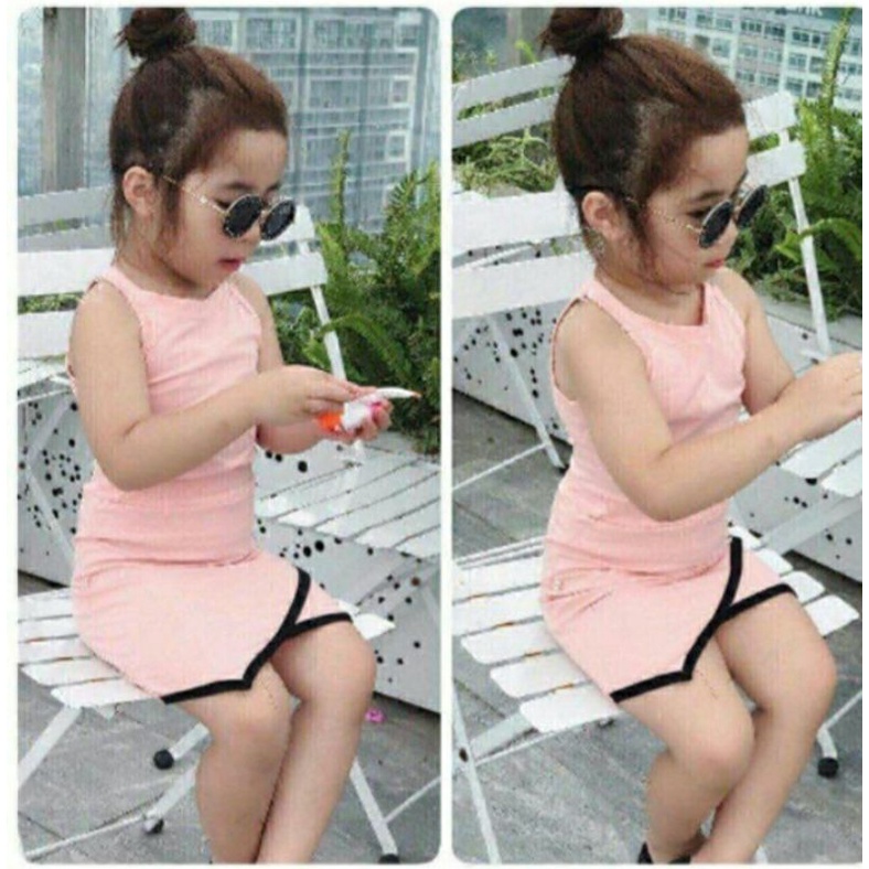 Đầm body bé gái
